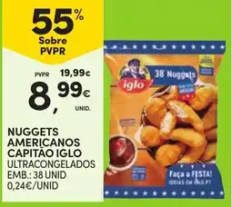 Continente nuggets americanos capitão iglo promoção
