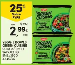 Continente Veggie bowls green cuisine promoção