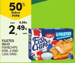 Continente filetes iglo fish&chips promoção