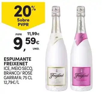 Continente Espumante freixenet ice, meio seco, branco/ rosé promoção