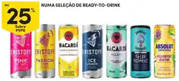 Continente numa seleção de ready-to-drink promoção