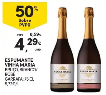 Continente Espumante Vinha Maria Bruto, Branco/Rose promoção