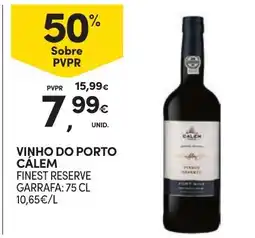Continente vinho do porto calem finest reserve promoção