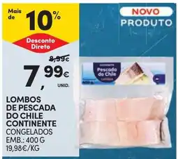 Continente Lombos de pescada do chile continente promoção