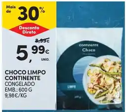 Continente choco limpo continente promoção