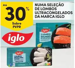 Continente Lombos ultracongelados da marca iglo promoção
