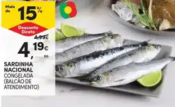 Continente Sardinha nacional promoção