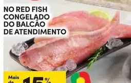 Continente Red fish congelado promoção