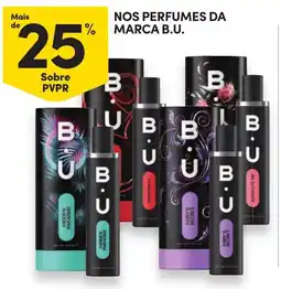 Continente Nossos perfumes da marca b.u. promoção