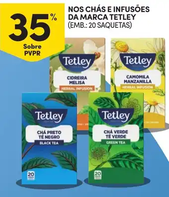 Continente Tetley chá preto té negro promoção