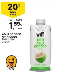 Continente Água de coco why foods promoção