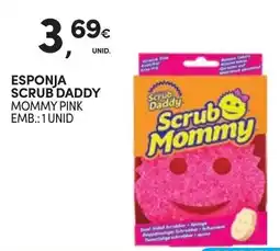 Continente Scrub Mommy esponja scrub daddy mommy pink promoção