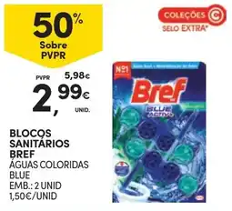 Continente Blocos sanitários bref águas coloridas blue promoção