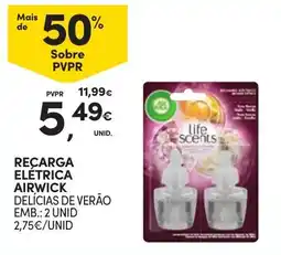 Continente Recarga elétrica airwick delícias de verão promoção