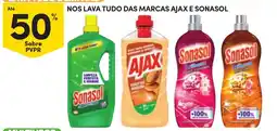 Continente Lava tudo das marcas ajax e sonasol promoção