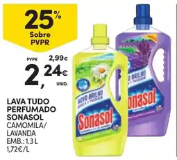 Continente lava tudo perfumado sonasol camomila/lavanda promoção