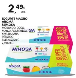 Continente Iogurte magro mimosa promoção