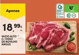 Continente Vazio alto c/ osso de novilho angus promoção