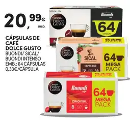 Continente Cápsulas de café dolce gusto buondi/sical/buondi intenso promoção