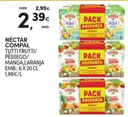 Continente Néctar compal promoção