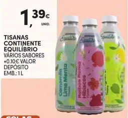 Continente Tisanas continente equilíbrio promoção