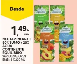Continente Néctar infantil equilíbrio promoção
