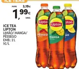 Continente Ice tea lipton limão/manga/pêssego promoção