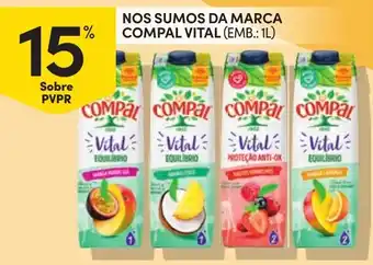 Continente Compal Vital promoção