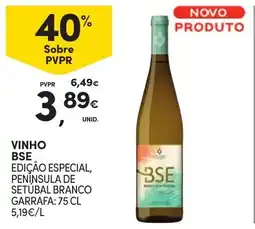 Continente vinho bse edição especial, península de setúbal branco promoção