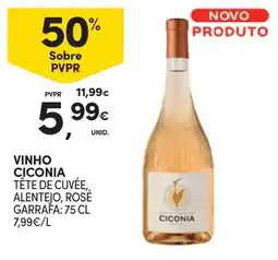 Continente vinho ciconia tête de cuvée, alentejo, rosé promoção