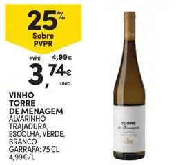 Continente Vinho torre de menagem promoção