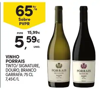 Continente Vinho porrais promoção