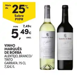 Continente vinho marquês de borba promoção