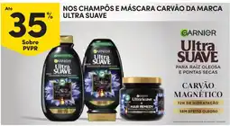 Continente Garnier ultra suave champôs e máscara carvão promoção