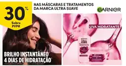 Continente máscaras e tratamentos da marca ultra suave garnier promoção