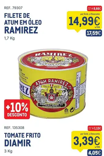 Filete de atum em óleo ramirez