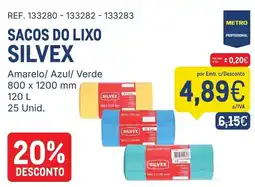 Makro sacos do lixo silvex promoção