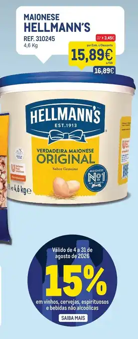 Makro Maionese hellmann's promoção