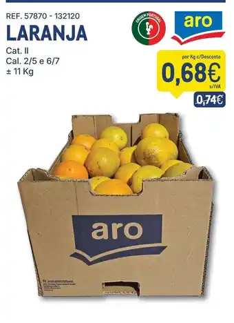 Makro Laranja aro promoção