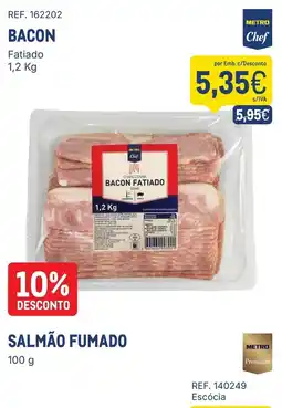 Makro Bacon metro chef promoção