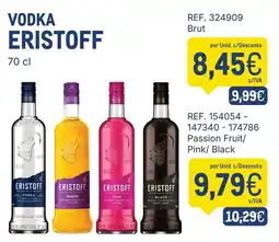 Makro vodka eristoff promoção