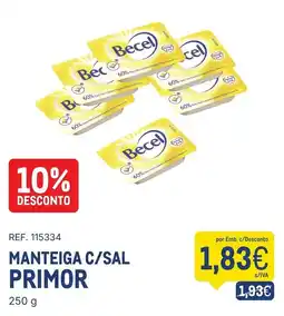 Makro Becel manteiga c/sal primor promoção