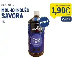 Makro molho inglês savora promoção