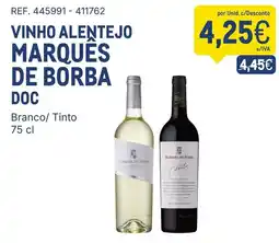 Makro vinho alentejo marquês de borba doc promoção