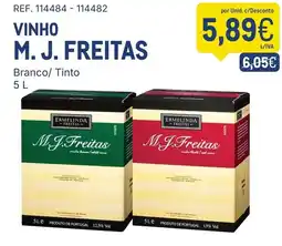 Makro Vinho m. j. freitas branco/ tinto promoção