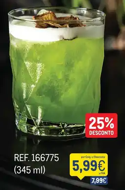 Makro Cocktail verde promoção