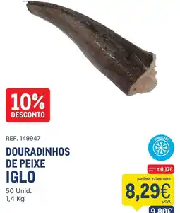 Makro douradinhos de peixe iglo promoção