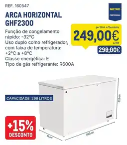 Makro arca horizontal ghf2300 promoção