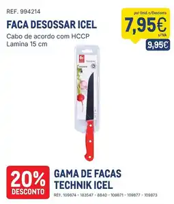 Makro faca desossar icel promoção