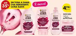 Pingo Doce Garnier Ultra Suave Uva Hidratante promoção